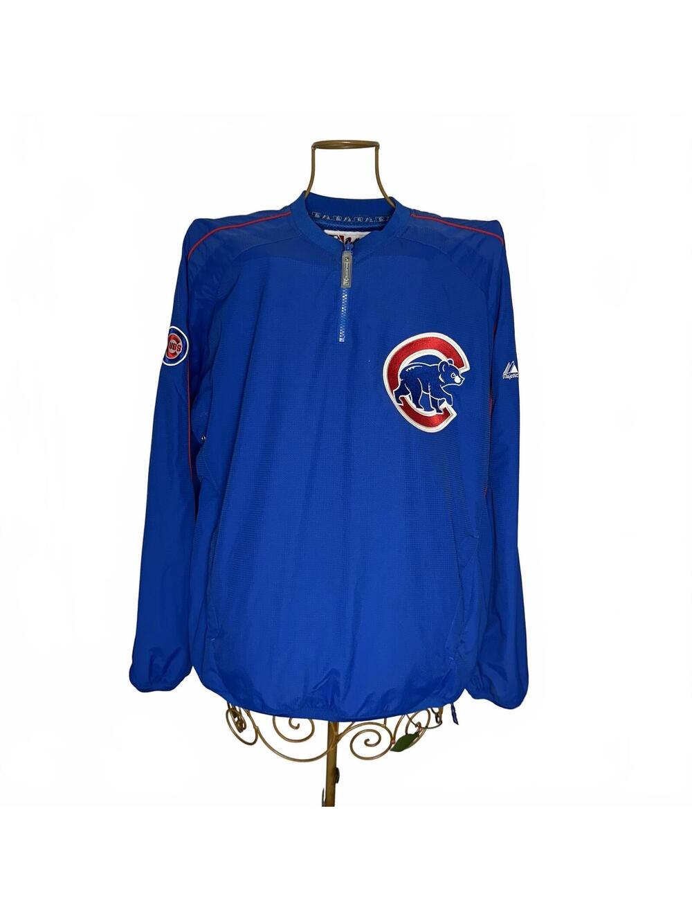 Chicago Cubs Majestic Authentic Collection Dugout Jacket MLB Windbreaker